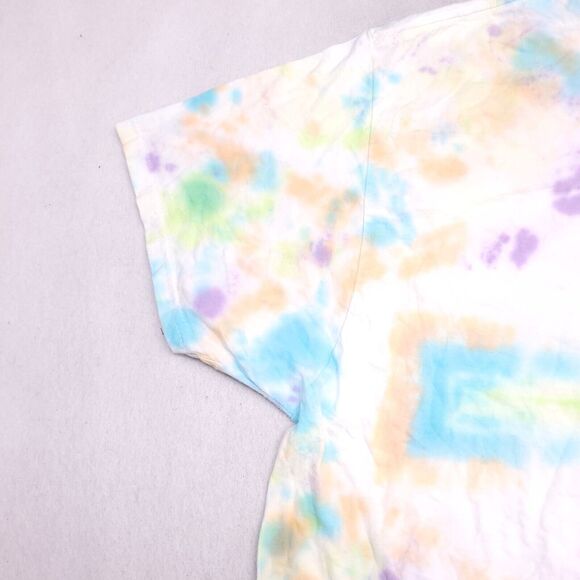 Fruit of the Loom Short Sleeve Casual T Shirt Adult Mens Size XL Tie-dye Multi - Picture 4 of 10
